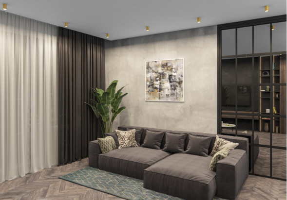 Накладной точечный светильник Denkirs TUBE DK2050-SG