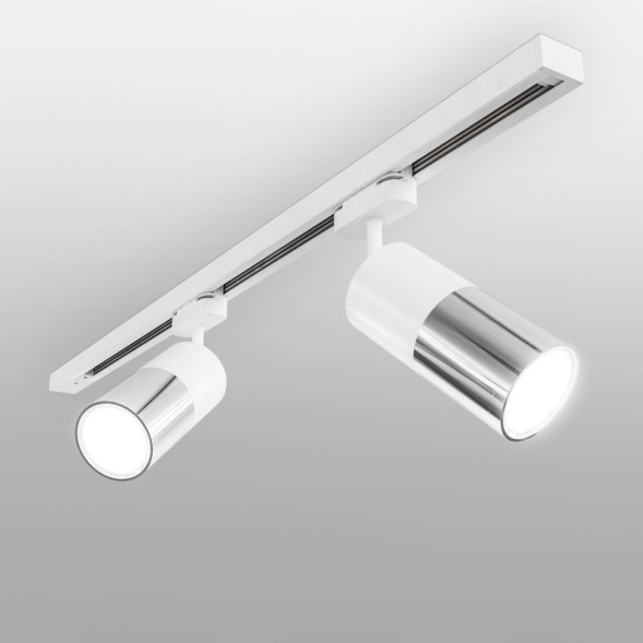 Светодиодный трековый светильник Elektrostandard LTB27 / Avantag Белый матовый/хром 6W 4200K