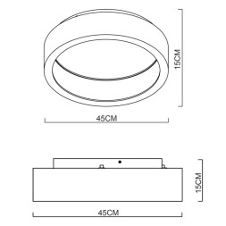 Потолочный светильник ARTE Lamp CORONA A6245PL-1WH