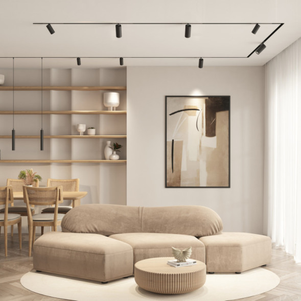 Светодиодный трековый светильник Denkirs DK8210-BK SIMPLE SPOT