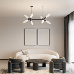 Люстра на штанге Eurosvet 30180 черный Covalent