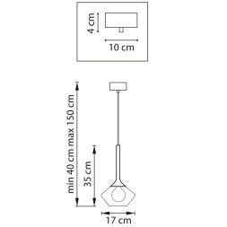Подвесной светильник Lightstar VETRO 801202