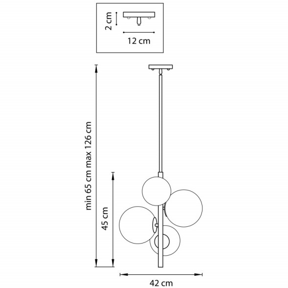 Люстра на штанге Lightstar CROCO 815043