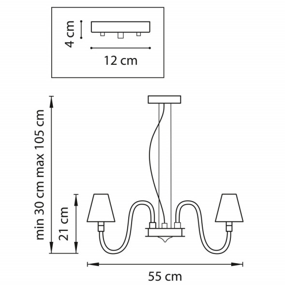 Подвесная люстра Lightstar BIANCO 760086