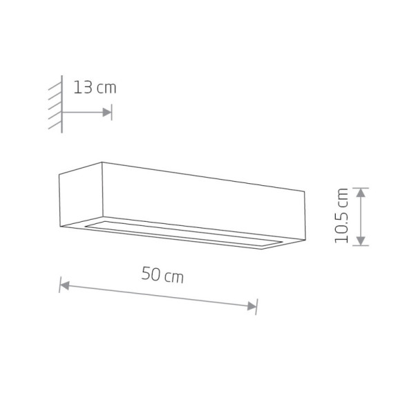 Бра Nowodvorski GIPSY PROSTOKAT 2207