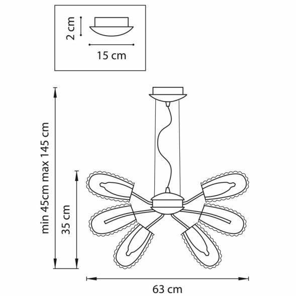 Подвесная люстра Lightstar CIAMBO 820110