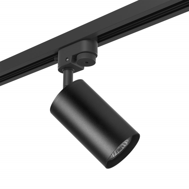 Трековый светильник Lightstar Track 1 black R1T437