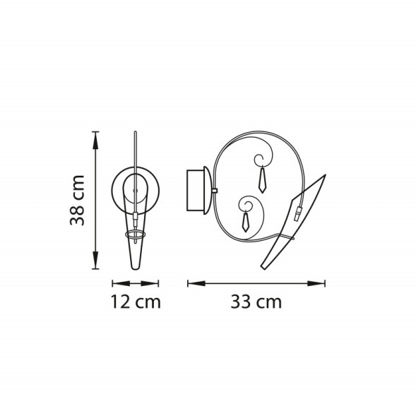 Бра Lightstar Scarabeo 755614