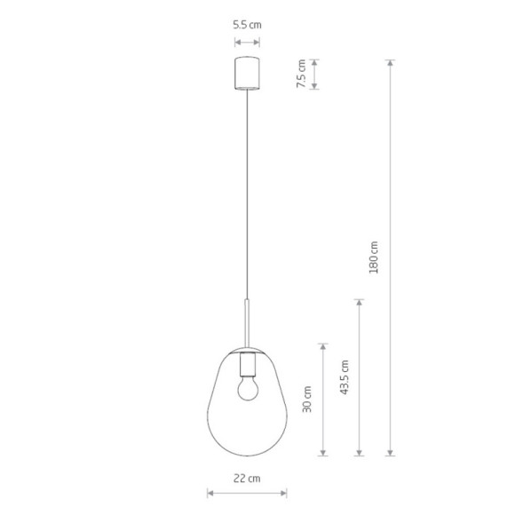 Подвесной светильник Nowodvorski Pear S 8673