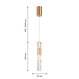 Подвесной светильник 4760-1P Favourite Icecube