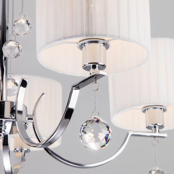 Подвесная люстра Eurosvet NAPOLI 60095/5 хром