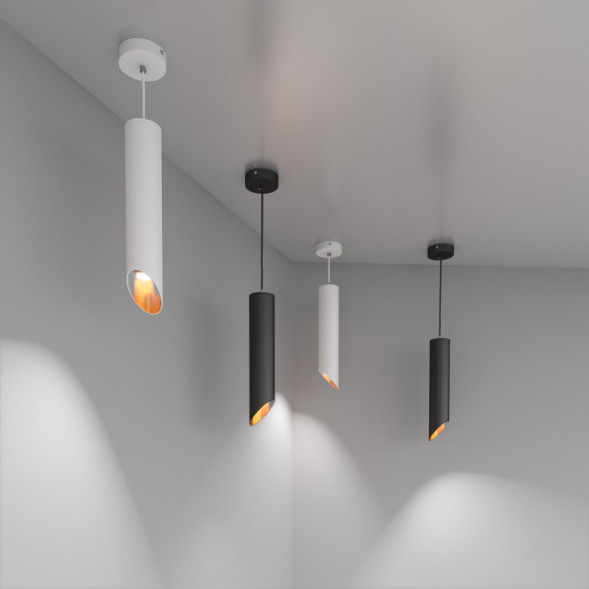 Подвесной светильник Elektrostandard 7011 MR16 WH/GD белый/золото