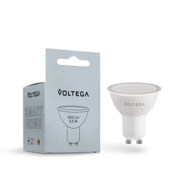 Светодиодная лампа Voltega Wi-Fi bulbs 2426 5.5W 220V 500lm GU10 белый (регулируемый)