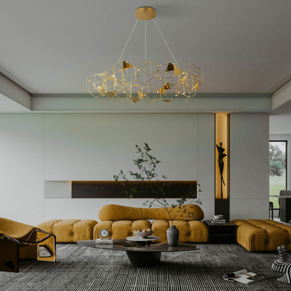 Подвесная люстра Eurosvet UMA 90369/15 медь