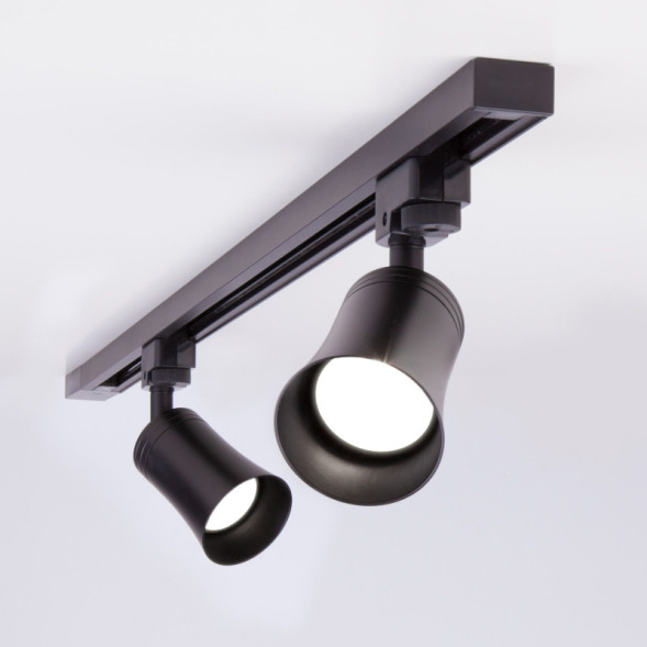 Трековый светильник Elektrostandard Vetro GU10 Черный (MRL 1001) однофазный