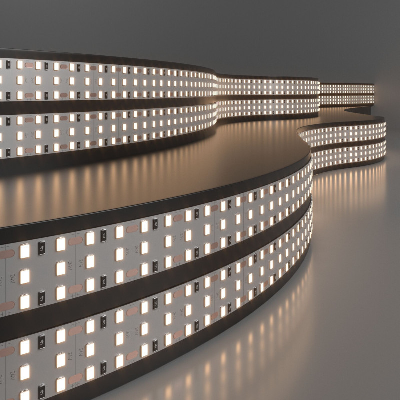 Лента Elektrostandard 360LED 26W IP20 трехрядная 3300К 0W 24V белый (теплый) IP20
