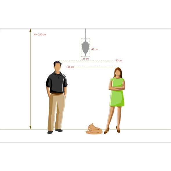 Подвесной уличный светильник DeMarkt Фабур 804010401