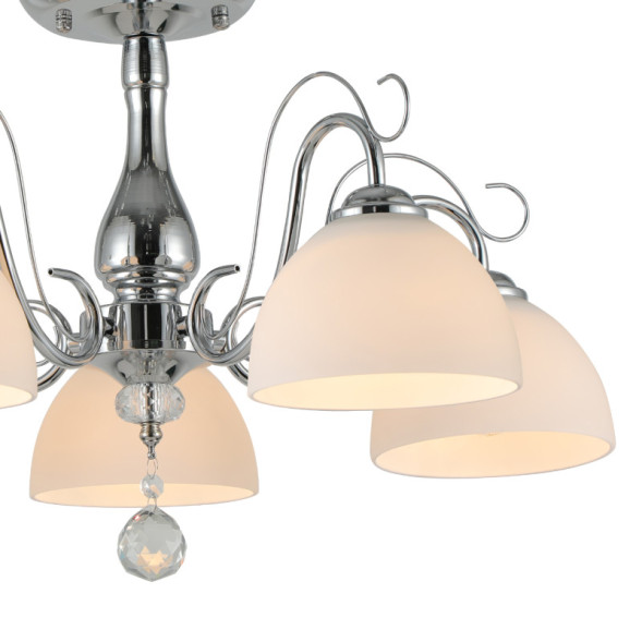 Люстра на штанге Escada ESSAY 1149/5P Chrome