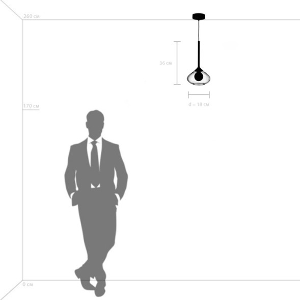 Подвесной светильник Lightstar VETRO 801203