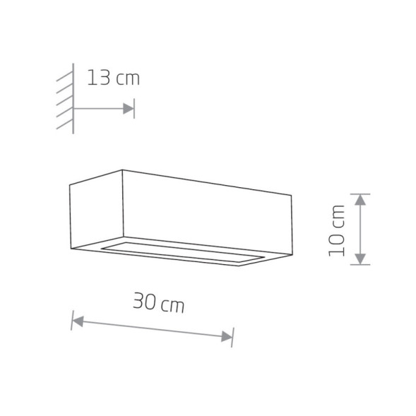 Бра Nowodvorski GIPSY PROSTOKAT 2206