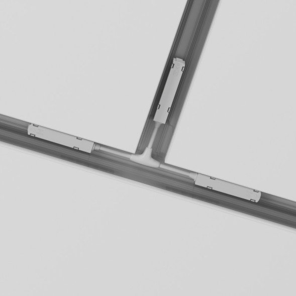 Коннектор для шинопровода Maytoni Technical Magnetic track system Gravity накладной белый TRA004CWT-22W