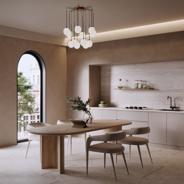 Каскадная люстра Maytoni BRANCH MOD176PL-12G