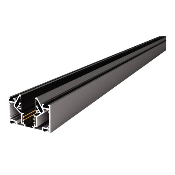 Магнитный встраиваемый шинопровод ST-Luce Track Black magnet SKYLINE 48 в натяжной потолок ST047.439.00