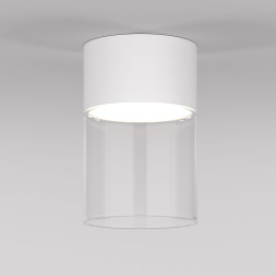 Накладной точечный светильник Elektrostandard 25047/LED 10W 4000К белый/прозрачный