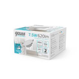 Точечный влагозащищенный светильник Gauss Downlight 999420207