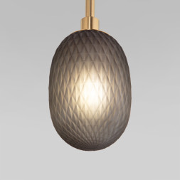 Каскадная люстра Eurosvet Pineapple 50266 дымчатый/прозрачный/янтарный