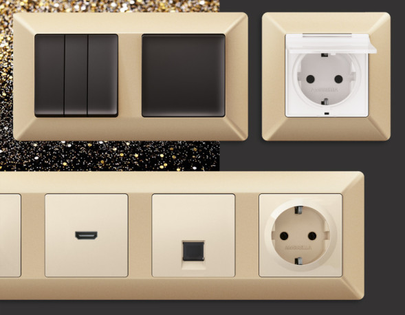 Рамка Ambrella Volt AF110602 ALFA Line