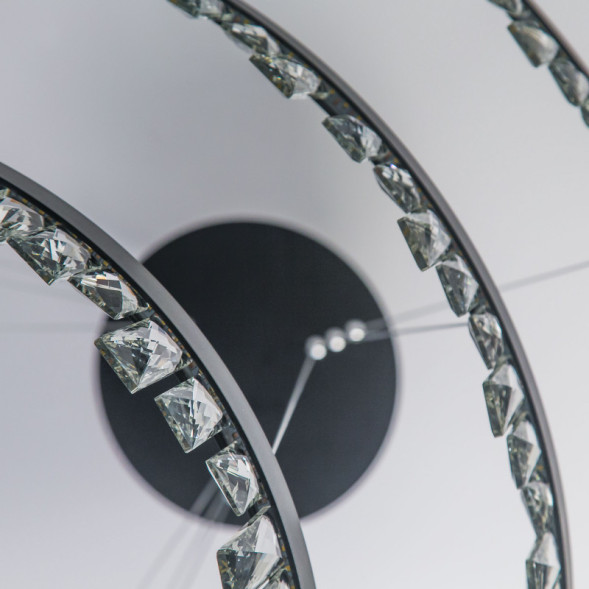 Каскадная люстра Eletto Celeste Nero EL320P120.1