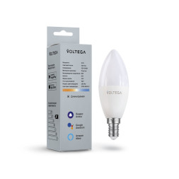 Светодиодная лампа Voltega Wi-Fi bulbs 2427 5W 220V 400lm E14 белый (регулируемый)