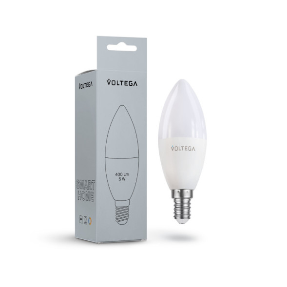 Светодиодная лампа Voltega Wi-Fi bulbs 2427 5W 220V 400lm E14 белый (регулируемый)