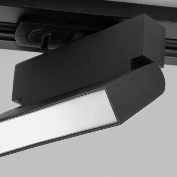 Трековый светильник Elektrostandard Arda Черный 10W 4200K (85015/01) однофазный