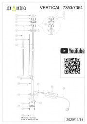 Торшер Mantra Vertical 7354