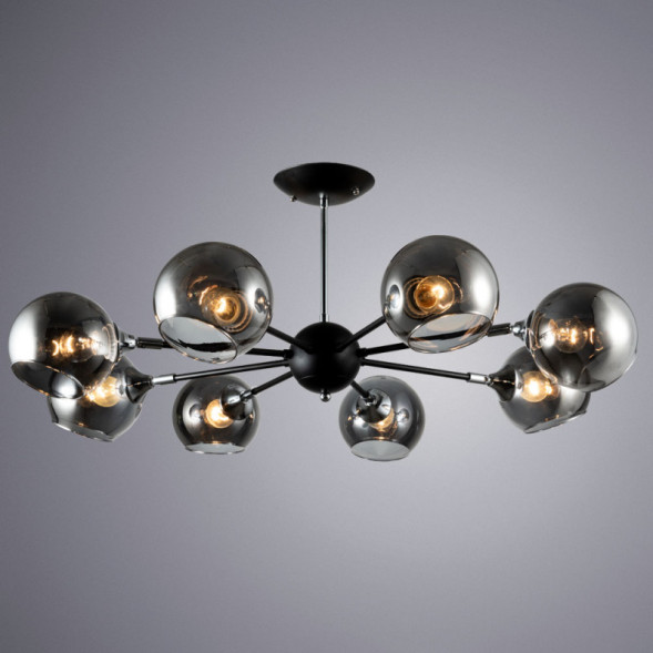 Люстра на штанге ARTE Lamp Lagos A2708PL-8BK