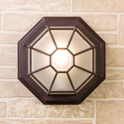 Уличный настенный светильник Elektrostandard Telarana L капучино (GL 1024D)