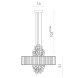 Подвесная люстра Divinare 1285/02 SP-6