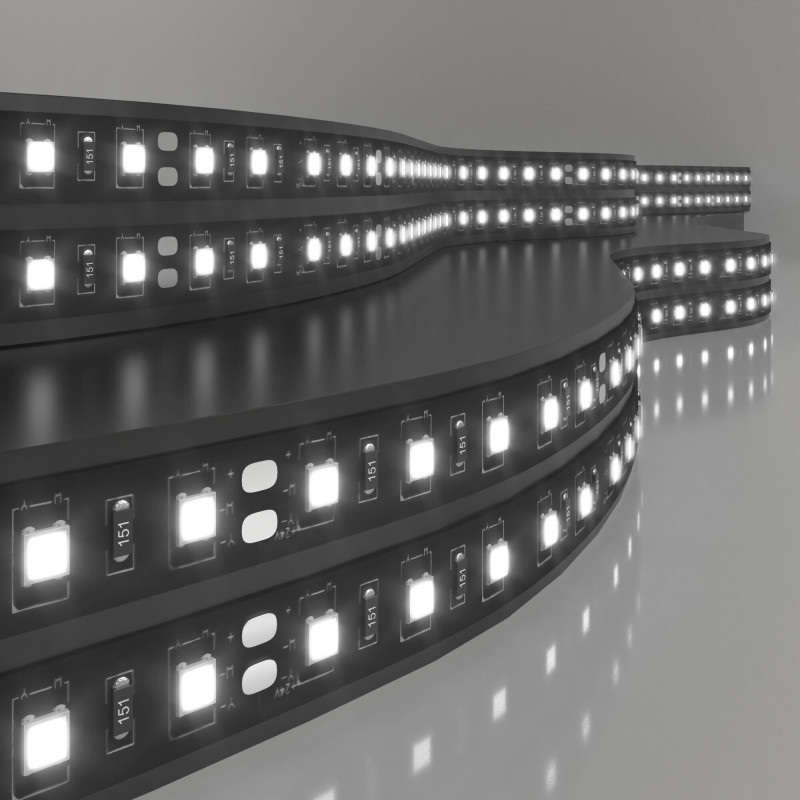 Лента Elektrostandard 120Led 9,6W IP20 6500K холодный белый 0W 24V белый (холодный) IP20