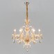Подвесная люстра Eurosvet Alcedo 10097/6 золото/тонированный хрусталь Strotskis