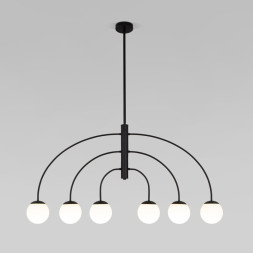 Люстра на штанге Eurosvet 30179/6 черный Cenacolo