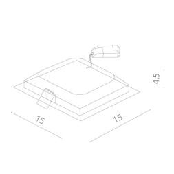 Встраиваемый точечный светильник ARTE Lamp Riflessione A7412PL-1WH
