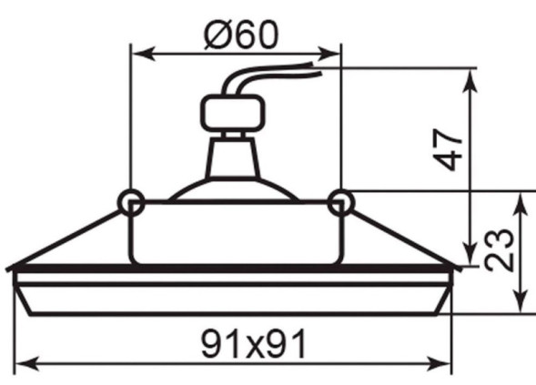 Встраиваемый точечный светильник Feron 19722