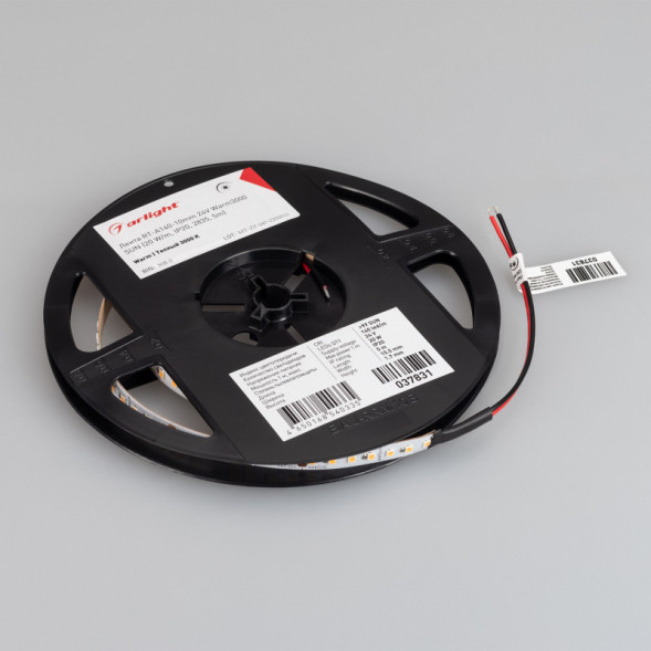 Лента Arlight RT-A140-10mm 2835 037831 100W 24V 1800lm белый (теплый) IP20