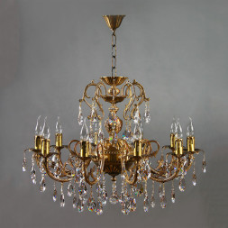 Подвесная люстра AMBIENTE by BRIZZI ALICANTE 8888/10 AB Tear drop