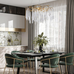 Подвесная люстра MODELUX MS.2102.800 GD