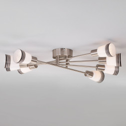 Потолочная люстра Eurosvet Jenna 30132/8 сатин-никель