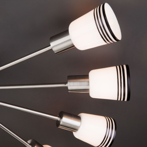 Потолочная люстра Eurosvet Jenna 30132/8 сатин-никель