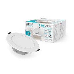 Точечный влагозащищенный светильник Gauss Downlight 999420209